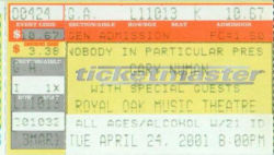 Royal Oak Ticket 2001